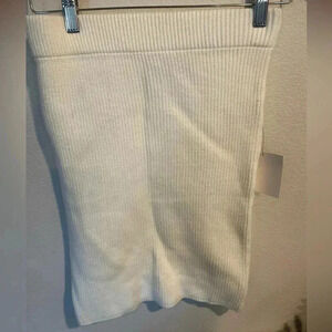 NWT Lulus white knit mini skirt size Small‎